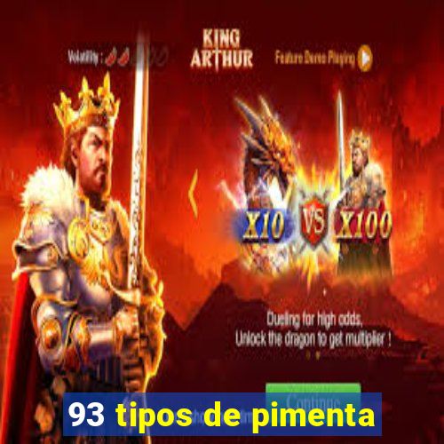 93 tipos de pimenta