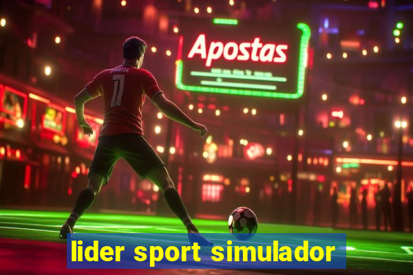 lider sport simulador