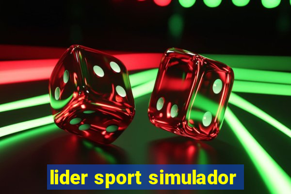 lider sport simulador