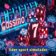 lider sport simulador