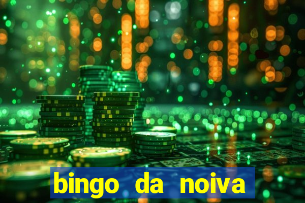 bingo da noiva para imprimir