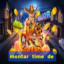 montar time de futebol site