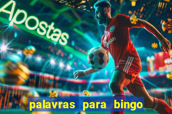 palavras para bingo cha de bebe