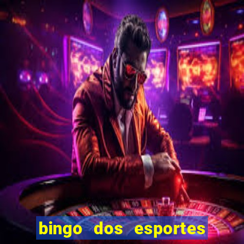 bingo dos esportes para imprimir
