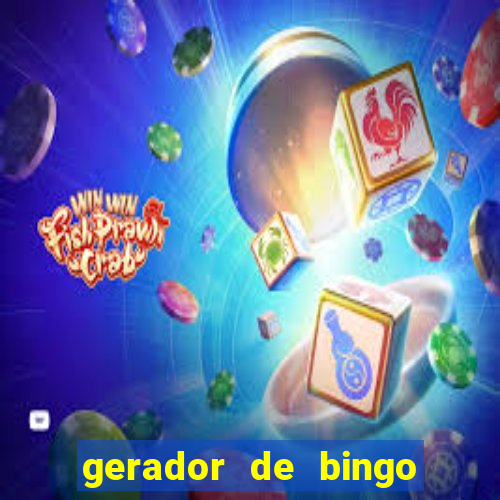 gerador de bingo cha de bebe