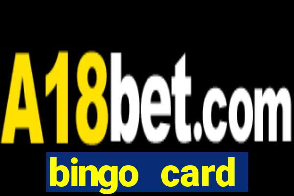 bingo card generator with pictures