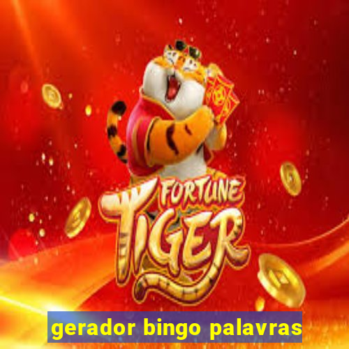 gerador bingo palavras