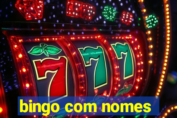 bingo com nomes