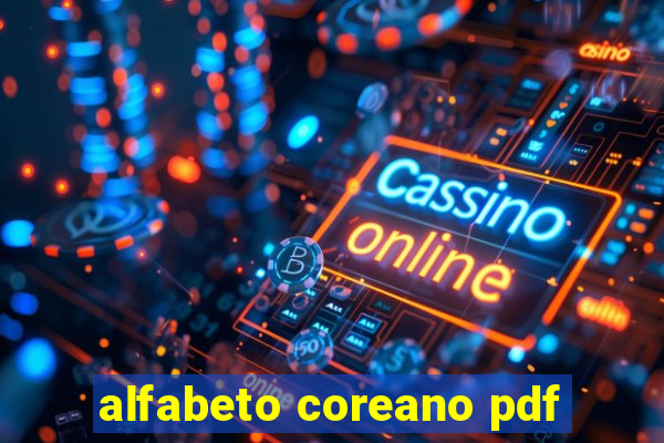 alfabeto coreano pdf