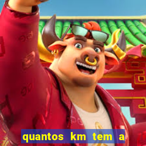 quantos km tem a serra de santos