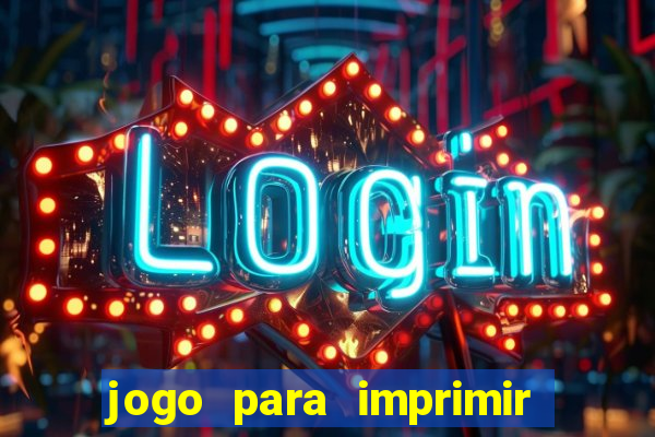 jogo para imprimir e montar