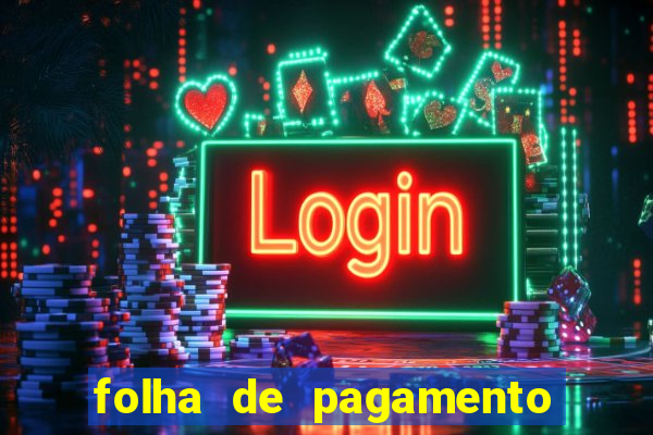 folha de pagamento para preencher word