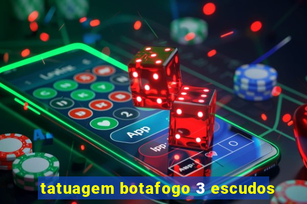 tatuagem botafogo 3 escudos
