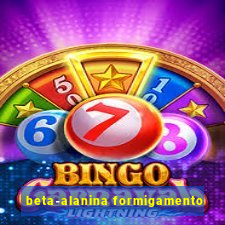 beta-alanina formigamento