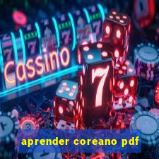 aprender coreano pdf