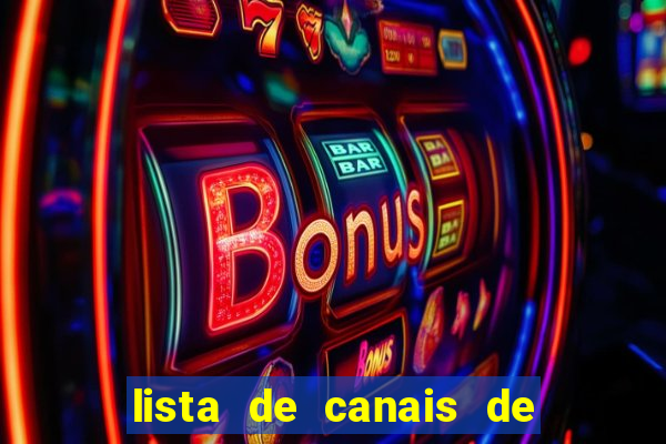 lista de canais de esporte iptv