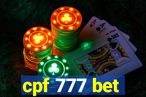 cpf 777 bet