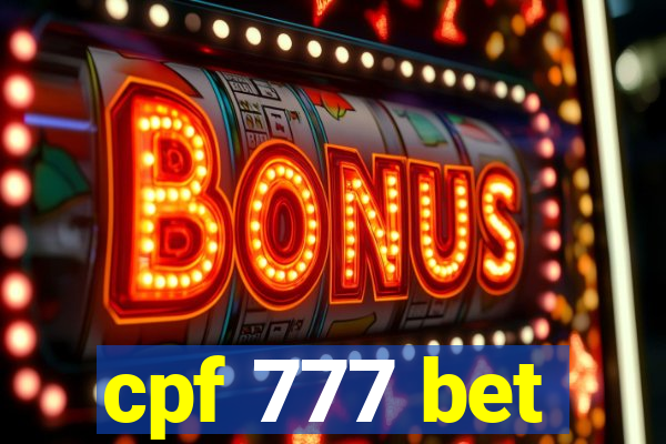 cpf 777 bet