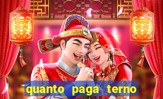 quanto paga terno da loteria federal
