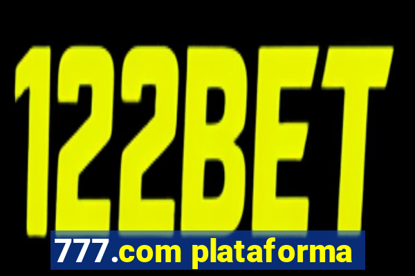 777.com plataforma