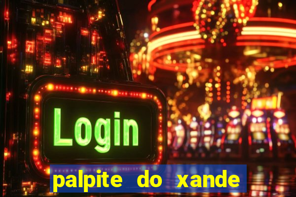 palpite do xande de hoje