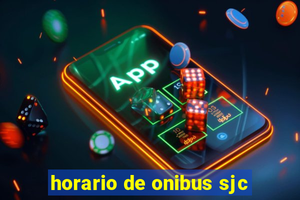 horario de onibus sjc