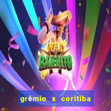 grêmio x coritiba ao vivo hd