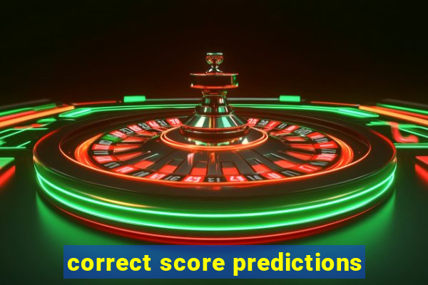 correct score predictions