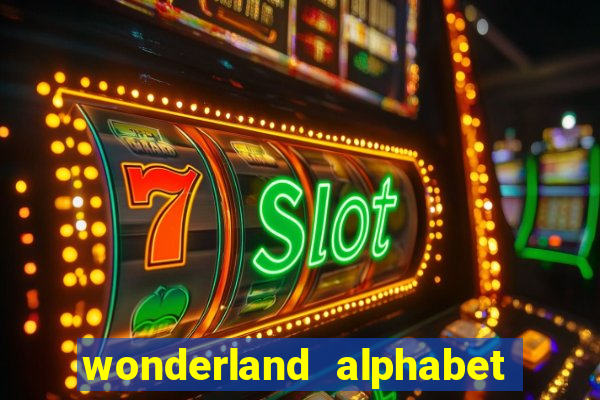 wonderland alphabet comic studio