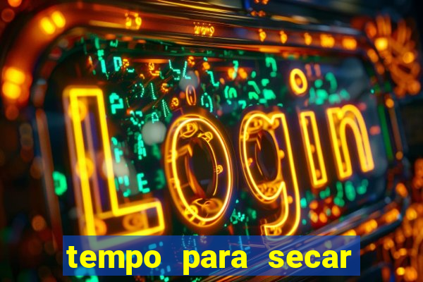 tempo para secar cola de cano