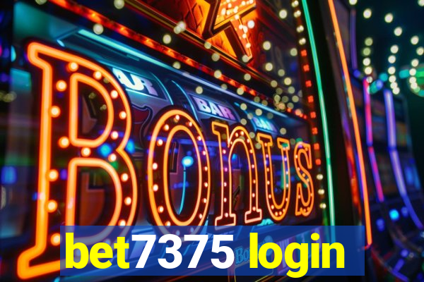 bet7375 login