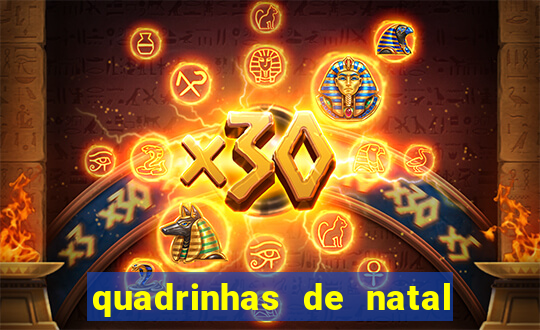 quadrinhas de natal para educação infantil