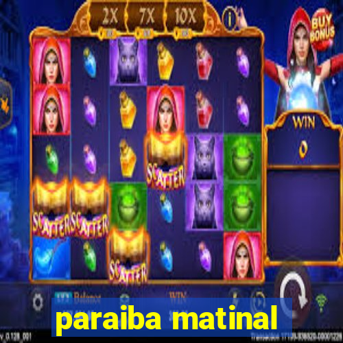 paraiba matinal