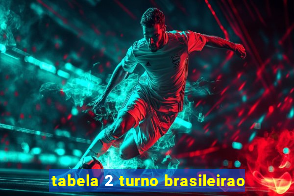 tabela 2 turno brasileirao