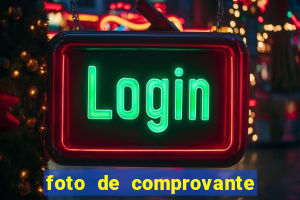 foto de comprovante de pix falso