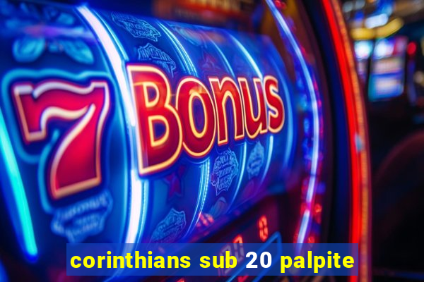 corinthians sub 20 palpite