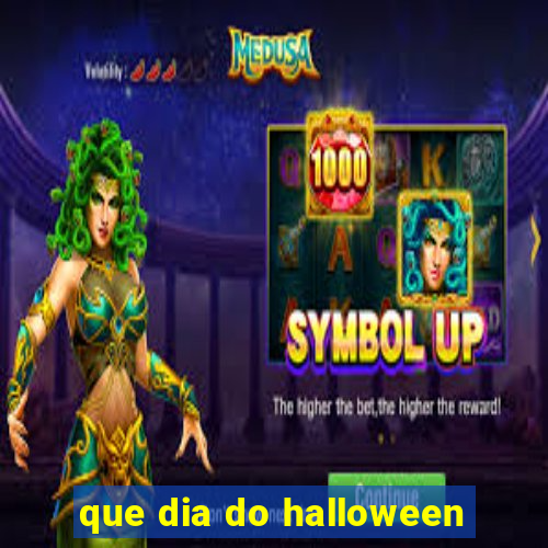 que dia do halloween