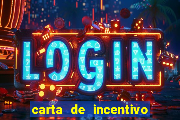 carta de incentivo para alunos