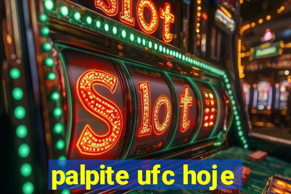 palpite ufc hoje