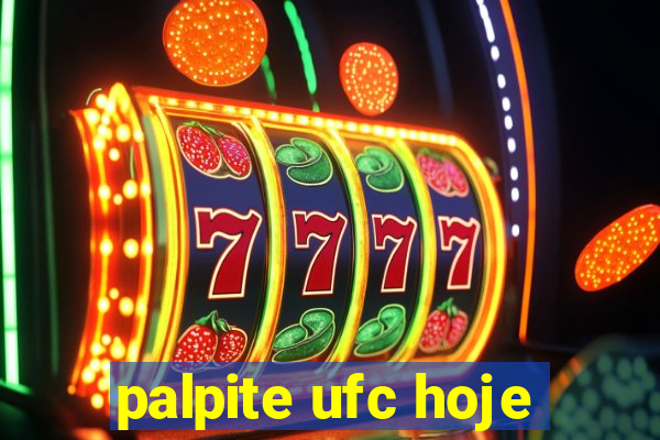 palpite ufc hoje