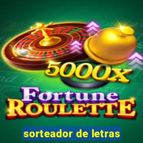 sorteador de letras