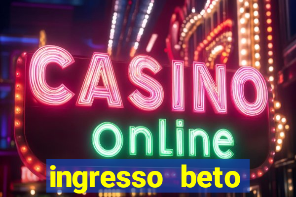 ingresso beto carrero com desconto