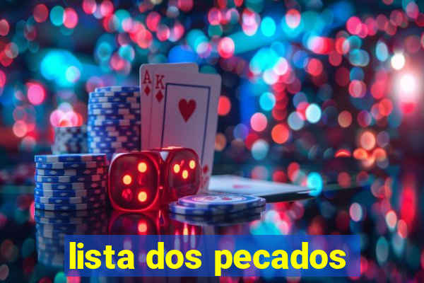 lista dos pecados