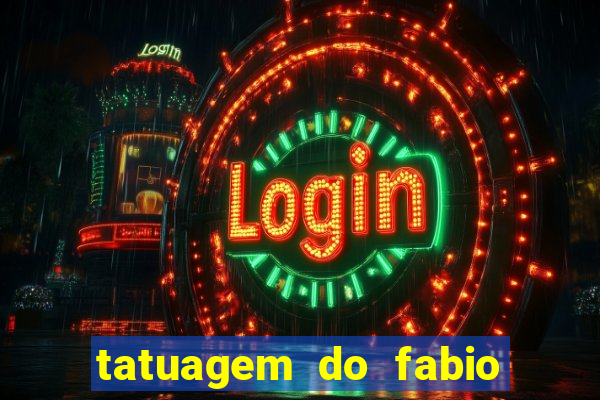 tatuagem do fabio goleiro do cruzeiro
