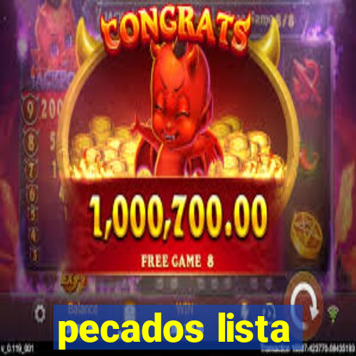 pecados lista