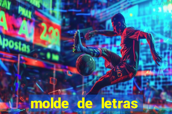 molde de letras feliz natal para imprimir