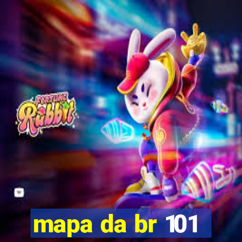 mapa da br 101