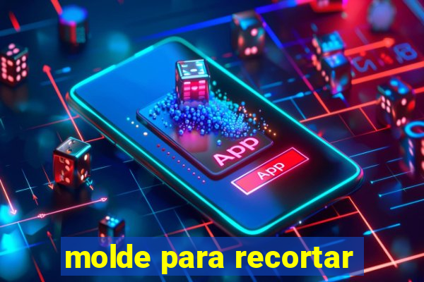 molde para recortar