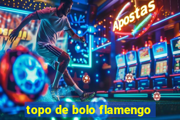 topo de bolo flamengo