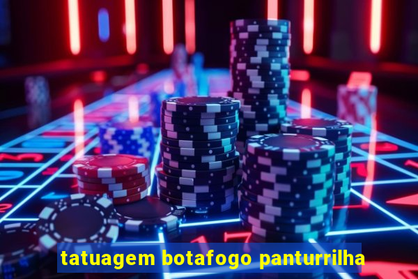 tatuagem botafogo panturrilha
